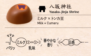 八坂神社 Yasaka-Jinja Shrine ミルク × トンカ豆 Milk × Cumaru