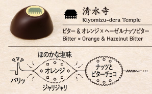 清水寺 Kiyomizu-dera Temple ビター & オレンジ × ヘーゼルナッツビター Bitter × Orange & Hazelnut Bitter