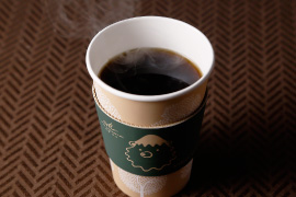 淹れたてコーヒー