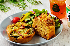 野菜マフィンとスパイスケークのセット