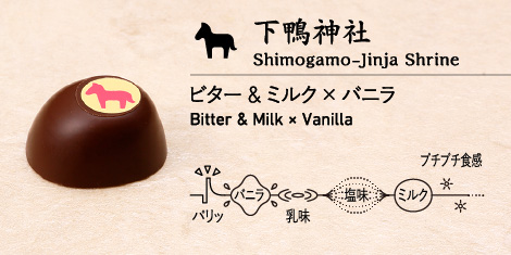 下鴨神社 Shimogamo-Jinja Shrine ビター & ミルク × バニラ Bitter & Milk × Vanilla