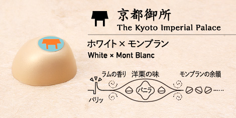 京都御所 The Kyoto Imperial Palace ホワイト × モンブラン White × Mont Blanc