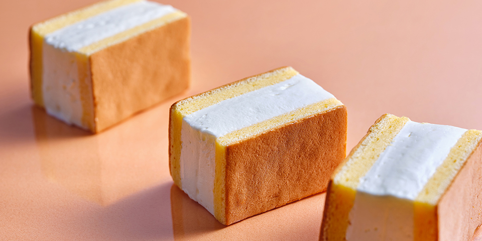 ふんわり生クリームシフォンサンド