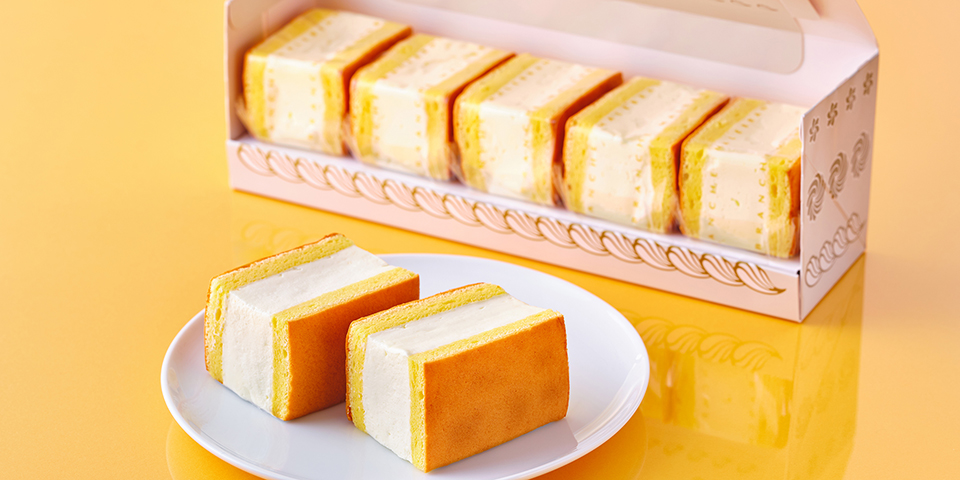 ふんわり生クリームシフォンサンド