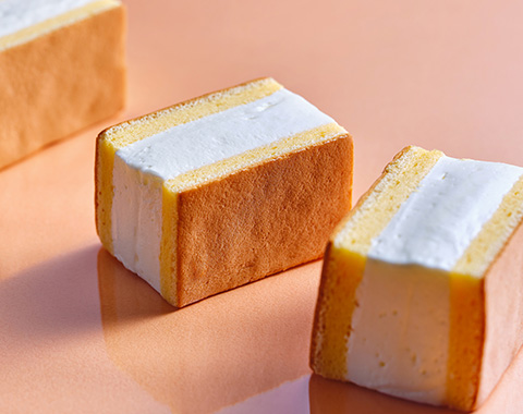 ふんわり生クリームシフォンサンド